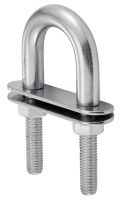 SOPORTE EN U A4 CON PLACA DOBLE -