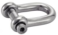 GRILLETE FORJADO RECTO A4 CON TORNILLO HEXAGONAL -