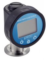 ELECTRONIC MANOMETER WITH DIGITAL DISPLAY, POLYCARBONATE CASING WITH DIAPHRAGM SEPARATOR, 316L STAINLESS STEEL VERTICAL CLAMP END, INTERNATIONAL