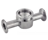 ACIER INOXYDABLE 316L, T POUR INSTRUMENTATION AVEC EXTREMITÉS CLAMP, NORME ASME-BPE, INTERNATIONAL ACIER INOXYDABLE 316L, T POUR INSTRUMENTATION AVEC EXTREMITÉS CLAMP, NORME ASME-BPE, INTERNATIONAL