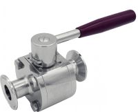 ACERO INOXIDABLE 316L, VÁLVULA DE BOLA DE 3 PIEZAS CON EXTREMOS CLAMP, ASÉPTICA, NORMA ASME-BPE, INTERNATIONAL ACERO INOXIDABLE 316L, VÁLVULA DE BOLA DE 3 PIEZAS CON EXTREMOS CLAMP, ASÉPTICA, NORMA ASME-BPE, INTERNATIONAL