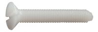 TORNILLOS METÁLICOS AVELLANADOS RANURADOS NYLON 6.6 - TORNILLOS METÁLICOS AVELLANADOS RANURADOS NYLON 6.6 -