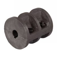 DIN 115 EN FONTE GRISE SANS GAINE DE PROTECTION ACCOUPLEMENT RIGIDE À COQUILLE