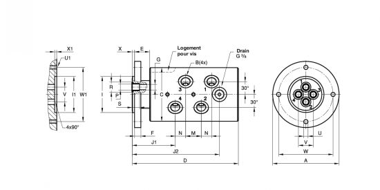 FÜR VERSCHIEDENE FLÜSSIGKEITEN VIERWEGE-DREHGELENKE SERIE 1379 UND 1479 - FÜR VERSCHIEDENE FLÜSSIGKEITEN VIERWEGE-DREHGELENKE SERIE 1379 UND 1479 -