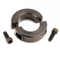 ACIER BRUNI BAGUE D'ARRÊT FENDUE EN DEUX PARTIES