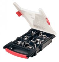 EDELSTAHL 304 ODER A2 SCHELLENKOFFER MIT NICHT PERFORIERTEM 9-MM-BAND - EDELSTAHL 304 ODER A2 SCHELLENKOFFER MIT NICHT PERFORIERTEM 9-MM-BAND -