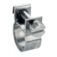 WEIß VERZINKTER STAHL MINICLAMP® FÜR KLEINE DURCHMESSER - WEIß VERZINKTER STAHL MINICLAMP® FÜR KLEINE DURCHMESSER -