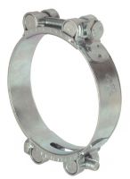 WEIß VERZINKTER STAHL ZAPFENSCHELLE DOPPELTER SPANNRING - WEIß VERZINKTER STAHL ZAPFENSCHELLE DOPPELTER SPANNRING -