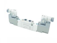 ELECTROVÁLVULA DE 5/2 VÍAS BIESTABLE OPERADA ELÉCTRICAMENTE, MARCA SMC, -